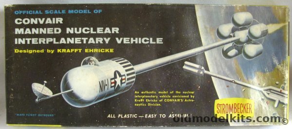 StromBecker 1/91 Convair Manned Nuclear Interplanetary Vehicle, D38-100 plastic model kit